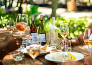 lunch in the winelands