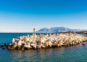 The view from Robben Island Ferry stop