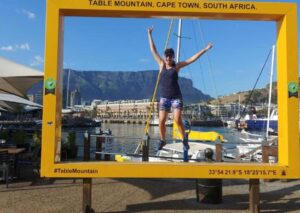 Enjoying the sights of Waterfront